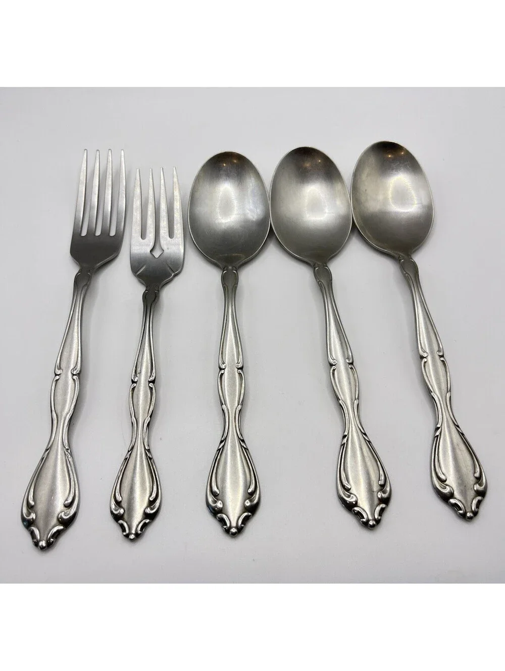 Onedia Cantata Vintage Stainless bundle Spoons Forks 5 pcs 3134.1